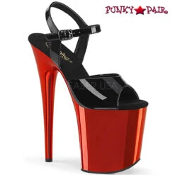 PLEASER Flamingo-809, 8 Inch Ankle Strap Exotic Dancer Shoes -Funky Lingerie Outlet flamingo 809 brch 17431.1657216661