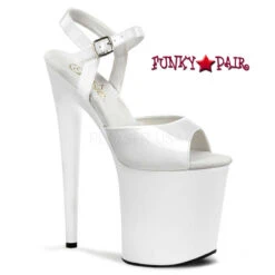 PLEASER Flamingo-809, 8 Inch Ankle Strap Exotic Dancer Shoes -Funky Lingerie Outlet flamingo 809 w 70951.1657216661