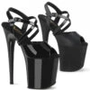 Flamingo-824, 8" Ankle Strap Platform With Criss Cross Straps By Pleaser -Funky Lingerie Outlet flamingo 824 04856.1675962984