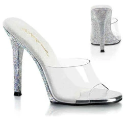 GALA-01DM, 4.5" Rhinestones Clear Slide