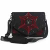 Canvas Messenger Bag With Spider Wed Design By Demonia -Funky Lingerie Outlet hb 662 b 95276.1714759370