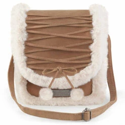 Crossbody Bag With Pom Pom Detail By Demonia