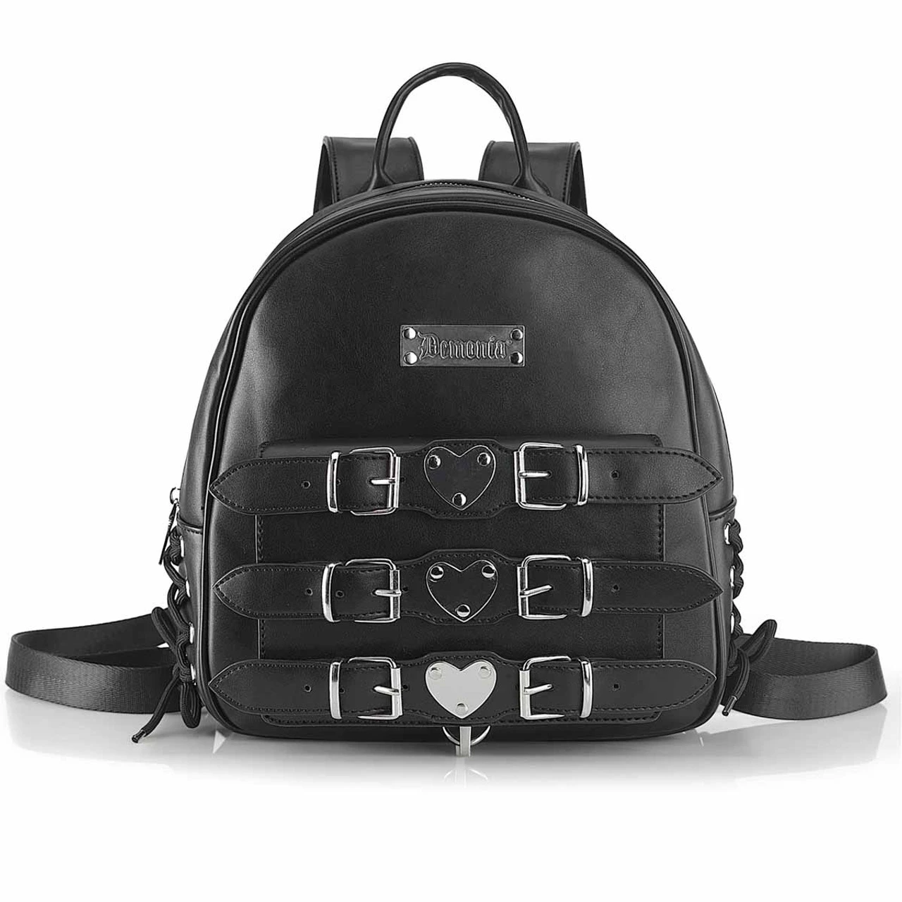 Mini Backpack With Heart Shape Detail By Demonia 3 Mini Backpack With Heart Shape Detail By Demonia