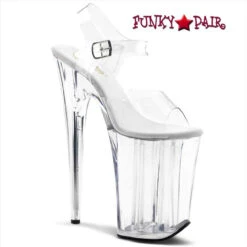 Pleaser | Infinity-908, 9 Inch Extreme 9 Inch Heel Ankle Strap Platform -Funky Lingerie Outlet infinity 908 c 75489.1736742048