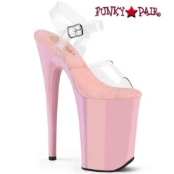 Pleaser | Infinity-908, 9 Inch Extreme 9 Inch Heel Ankle Strap Platform -Funky Lingerie Outlet infinity 908 cbp 69680.1736742008