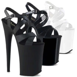 Pleaser | Infinity-997, 9 Inch Criss Cross Platform Sandal