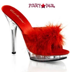 LIP-101-8 5 Inch Stiletto Heel Platform Marabou Slipper -Funky Lingerie Outlet lip 101 8 rc 17105.1656697783
