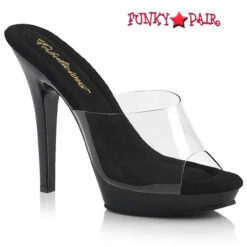 Lip-101, 5" Clear Heels Beauty Pageant Shoes -Funky Lingerie Outlet lip 101 cb F 83277.1714550030