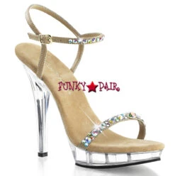 Lip-131, 5" Rhinestones Ankle Strap Sandal -Funky Lingerie Outlet lip 131 tppuc 86942.1565148503