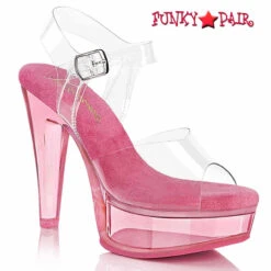 MARTINI-508, 5 Inch Chunky Platform Ankle Strap Sandal -Funky Lingerie Outlet martini 508 cppnt 94654.1714552701