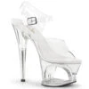 PLEASER Moon-708, 7 Inch Cutout Platform Ankle Strap Sandal