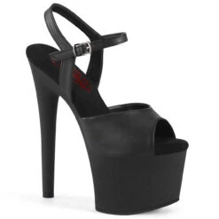 PLEASER Passion-709, 7" Comfort Width Ankle Strap Sandal CLEARANCE -Funky Lingerie Outlet passion 709 bpu 83931.1674848379