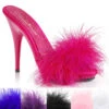 Poise-501F, 5" Platform Marabou Slide