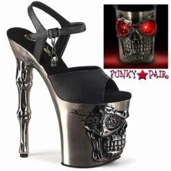 PLEASER RAPTURE-809-LT, Skull Sculpted With Light-up Eyes Ankle Strap Sandal CLEARANCE 13 PLEASER RAPTURE-809-LT, Skull Sculpted With Light-up Eyes Ankle Strap Sandal CLEARANCE -Funky Lingerie Outlet rapture 809 bpupwch 77365.1691770609