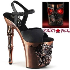 PLEASER RAPTURE-809-LT, Skull Sculpted With Light-up Eyes Ankle Strap Sandal CLEARANCE 11 PLEASER RAPTURE-809-LT, Skull Sculpted With Light-up Eyes Ankle Strap Sandal CLEARANCE -Funky Lingerie Outlet rapture 809 lt bpucopch 47565.1691770662