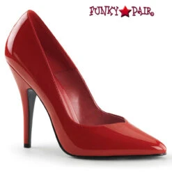 Pleaser | Seduce-420V, 5 Inch Classic Pump With V-Cut -Funky Lingerie Outlet seduce 420v r 80711.1683608005