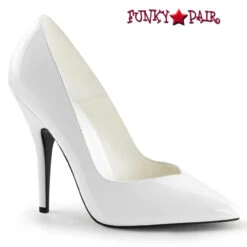 Pleaser | Seduce-420V, 5 Inch Classic Pump With V-Cut -Funky Lingerie Outlet seduce 420v w 01802.1683608013