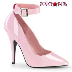 Pleaser | Seduce-431, 5 Inch Ankle Strap Pumps -Funky Lingerie Outlet seduce 431 bp 58327.1683607381