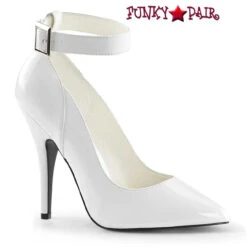 Pleaser | Seduce-431, 5 Inch Ankle Strap Pumps -Funky Lingerie Outlet seduce 431 w 93478.1683607360