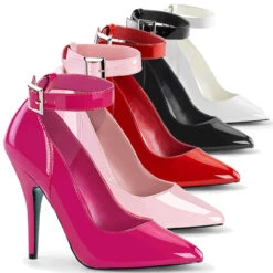 Pleaser | Seduce-431, 5 Inch Ankle Strap Pumps