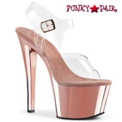 PLEASER SKY-308, 7 Inch Platform Dancer Heels -Funky Lingerie Outlet sky 308 crogldch 26958.1656686042