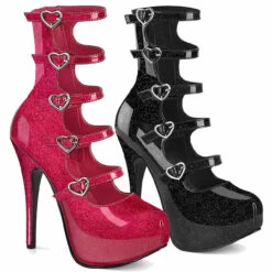 TEEZE-23, 5.75 Inch Heel Strappy Bootie Sandal