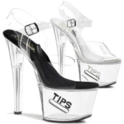 Stripper Shoes With Money Slot | TIP JAR-708-5 By Pleaser