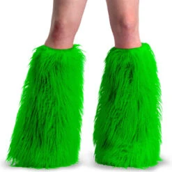 Rave YETI-08, Rave Fur Boot Sleeves -Funky Lingerie Outlet yeti 08 grnfur 73927.1664005376